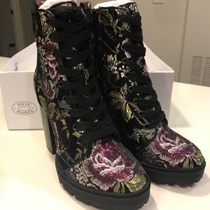 Steve Madden floral boots
